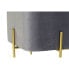 Фото #4 товара Банкетка DKD Home Decor Серый Разноцветный Позолоченный Металл 91 x 46,5 x 42 cm