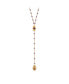 ფოტო #1 პროდუქტის Peace of Spirit - Amethyst Evil Eye Hamsa Lariat Necklace