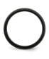ფოტო #3 პროდუქტის Stainless Steel Polished Black IP-plated 8mm Band Ring