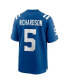 Фото #2 товара Men's Anthony Richardson Royal Indianapolis Colts 2023 NFL Draft First Round Pick Game Jersey