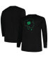 Фото #1 товара Men's Black Notre Dame Fighting Irish Big and Tall Pop Long Sleeve T-shirt