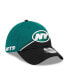 Фото #1 товара Men's Green, Black New York Jets 2023 Sideline 39THIRTY Flex Hat