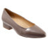 Фото #2 товара Trotters Jewel T2126-118 Womens Brown Wide Leather Pumps Heels Shoes