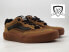 New Vans Wayvee Pop Cush Waffle Cup Skate Shoes Men's Size 7 Tobacco Brown Black