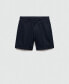 Men's Slim Fit Cotton Bermuda Shorts Синий, 30R - фото #2