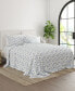Фото #3 товара The Farmhouse Chic Premium Ultra Soft Pattern 4 Piece Sheet Set by Home Collection - Cal King