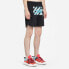 Фото #4 товара OFF-WHITE 字母网眼短裤 男款 黑色 / Шорты Casual Shorts OFF-WHITE OMCI005R201010041001