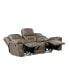 White Label Berenson 92" Double Reclining Sofa