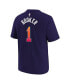 ფოტო #2 პროდუქტის Big Boys Devin Booker Purple Phoenix Suns 2023/24 City Edition Name and Number T-shirt