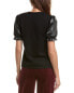 Фото #2 товара Nanette Nanette Lepore Puff Sleeve Top Women's