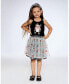 ფოტო #3 პროდუქტის Girl Organic Cotton Tank Top With Knot Black - Child