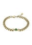 Decent Gold Plated Kendall Green Bracelet MCB23080G