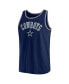 Фото #3 товара Men's Navy Dallas Cowboys Bet Tank Top