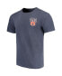 Фото #3 товара Men's Navy Auburn Tigers Welcome To The South Comfort Colors T-shirt