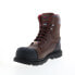 Avenger Hammer Carbon Toe Electric Hazard WP Insulated 8" Mens Brown Wide Boots