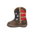 Фото #6 товара Roper Cowbaby American Patriot Round Toe Cowboy Infant Girls Brown Casual Boots