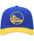 Фото #2 товара Men's Royal, Gold Golden State Warriors MVP Team Two-Tone 2.0 Stretch-Snapback Hat