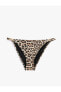 Фото #1 товара Плавки Koton Leopard Print Bikini Bottom