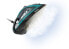 TEFAL Ultimate Pure FV9844 - Dry & Steam iron - Durilium Autoclean soleplate - 2.5 m - 250 g/min - Black - Blue - 60 g/min