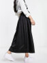 Фото #2 товара Urban Revivo satin maxi skirt in black