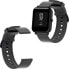 Фото #1 товара Strado Pasek silikonowy do Amazfit BIP/GTS 42mm (Czarny) uniwersalny