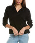 Фото #1 товара Hannah Rose Wool & Cashmere-Blend Polo Sweater Women's