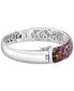 EFFY® Multi-Sapphire Pavé Bangle Bracelet (13-5/8 ct. t.w.) in Sterling Silver