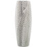 Vase Alexandra House Living Silver Ceramic 14 x 15 x 36 cm