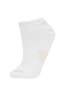 Kadın 3'lü Pamuklu Patik Çorap B8445axns