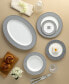 Фото #9 товара Infinity 4 Piece Bread Butter/Appetizer Plate Set, Service for 4