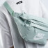 Фото #5 товара Сумка Nike Tech Hip Pack большой вместительностиным ультразвуковой пакет соединения полиэстера одно плечо способ цвет мятый зеленый / водный зеленыйBA5751-320