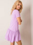 Фото #9 товара Женское платье с коротким рукавом выше колена Factory Price сиреневый