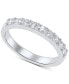 ფოტო #4 პროდუქტის 2-Pc. Set Cubic Zirconia Ring & Band in Sterling Silver