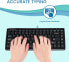 Фото #4 товара Perixx 10789 PERIBOARD-407B Mini Tastatur, USB, QWERTY US Englishes Layout, Schwarz, 320 x 142 x 25 mm