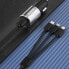 Фото #3 товара 3w1 ładowarka samochodowa USB + wbudowany kabel Lightning USB-C micro USB czarny