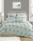 Charming Ruched Rosette Duvet Cover Set - Twin/Twin XL