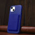 Фото #14 товара Чехол для iPhone 14 Plus ICARER магнитный с MagSafe Litchi Premium Leather Case синий