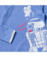 ფოტო #2 პროდუქტის Starwars Baby Boys C-3PO R2-D2 Chewbacca Baby 3 Pack Long Sleeve Swaddle Sleeper Gowns Newborn