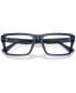 Men's Rectangle Eyeglasses, EA320654-O