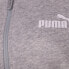 Фото #3 товара Puma Power Tape Full Zip Track Jacket Womens Grey Casual Athletic Outerwear 6722