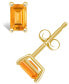 ფოტო #1 პროდუქტის Citrine (5/8 ct. t.w.) Stud Earrings in 14K White Gold or 14K Yellow Gold