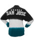 ფოტო #3 პროდუქტის Women's Black, Teal San Jose Sharks Ombre Long Sleeve T-shirt