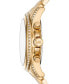ფოტო #3 პროდუქტის Women's Chronograph Blair Gold-Tone Stainless Steel Bracelet Watch 39mm