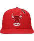 ფოტო #3 პროდუქტის Men's Red Chicago Bulls Hardwood Classics 20th Anniversary Cherry Bomb Fitted Hat