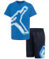 ფოტო #1 პროდუქტის Little Boys Air Heat Map Graphic T-Shirt & Mesh Shorts, 2 Piece Set