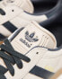 adidas Originals Gazelle trainers in taupe and indigo