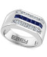 Фото #1 товара Кольцо EFFY Men's Blue & White Sapphire