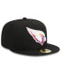 Фото #3 товара Men's Black Arizona Cardinals 2023 NFL Crucial Catch 59FIFTY Fitted Hat