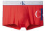 Фото #1 товара Трусы мужские Calvin Klein Logo Низкая талия Эластичные Красные 1 шт.