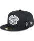 Фото #1 товара Men's Black Atlanta Braves 2024 Clubhouse 59FIFTY Fitted Hat